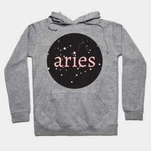 Aries Zodiac Star Circle Hoodie